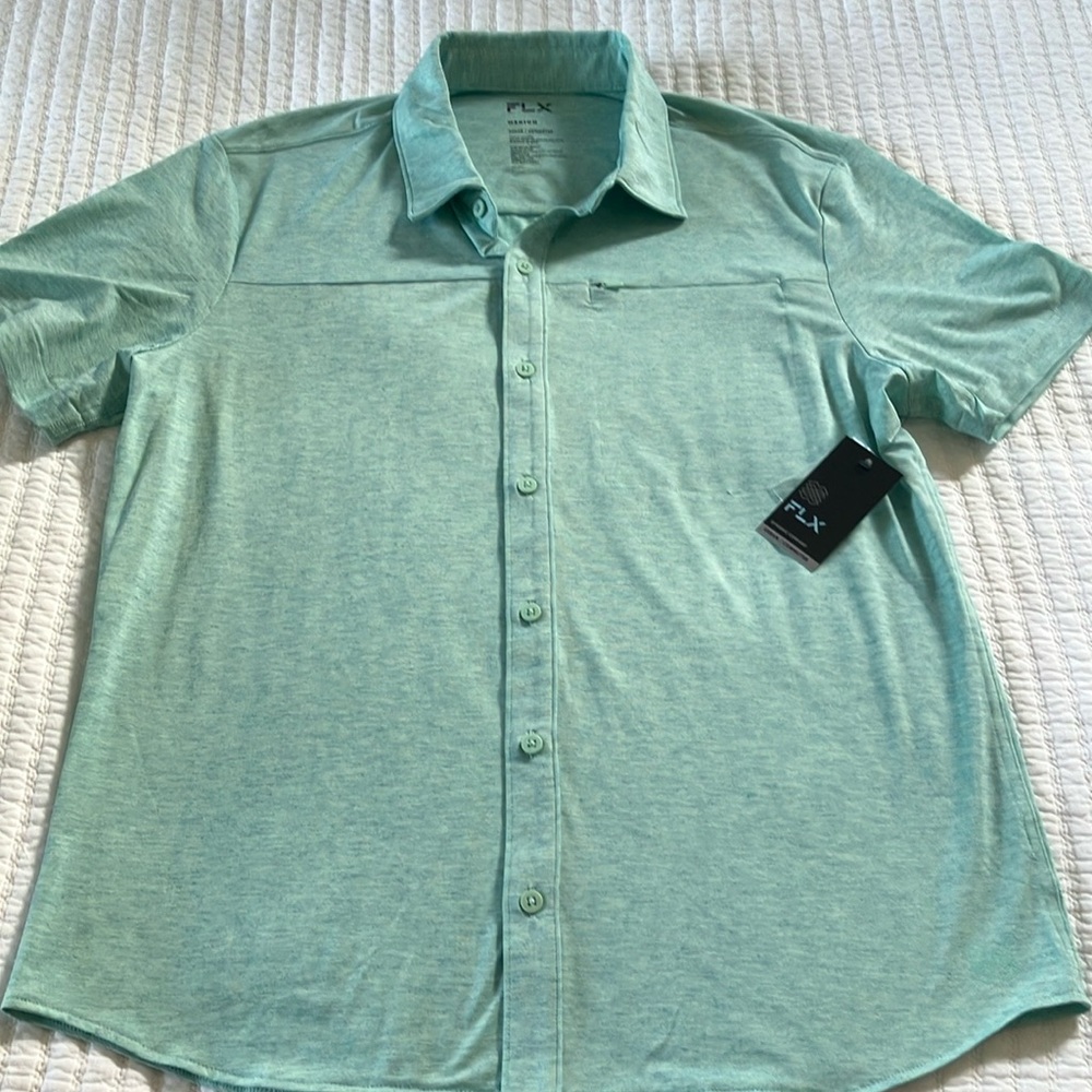 Men's Casual Mint Green Button Down Shirt